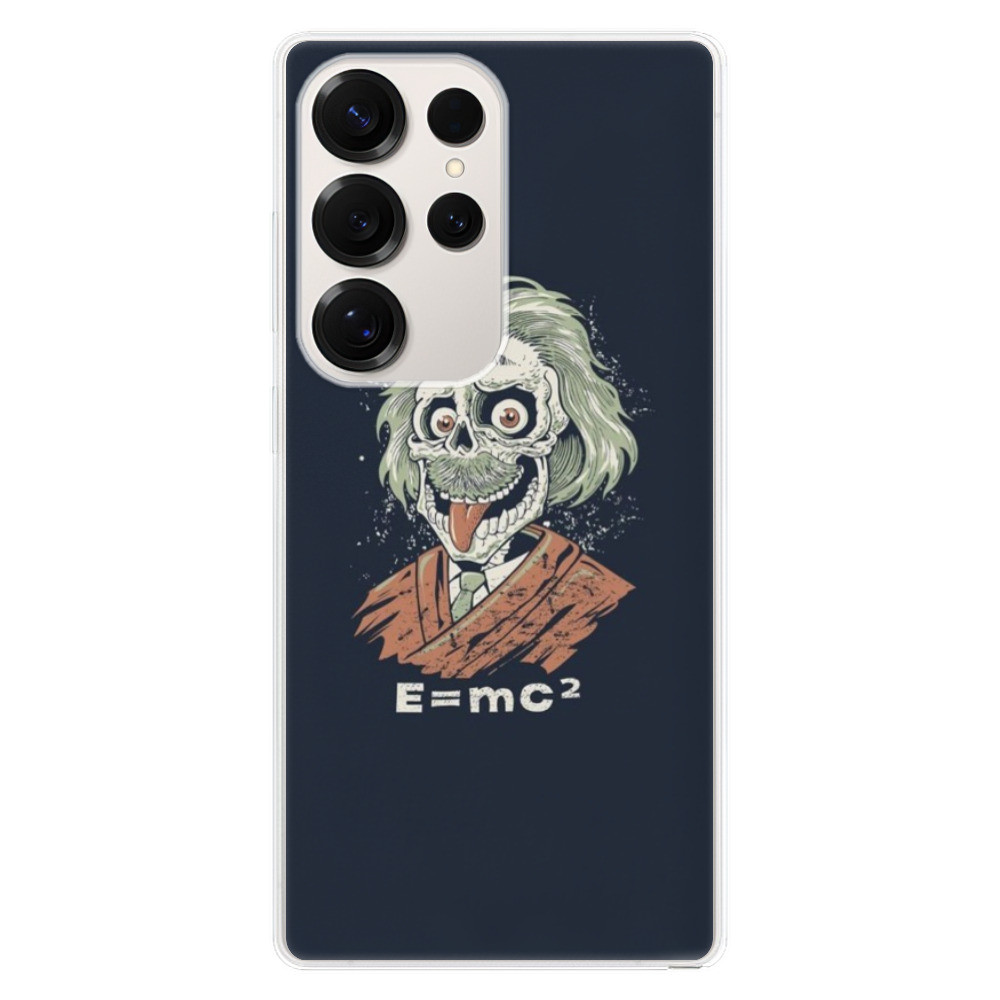 Odolné silikónové puzdro iSaprio - Einstein 01 - Samsung Galaxy S25 Ultra
