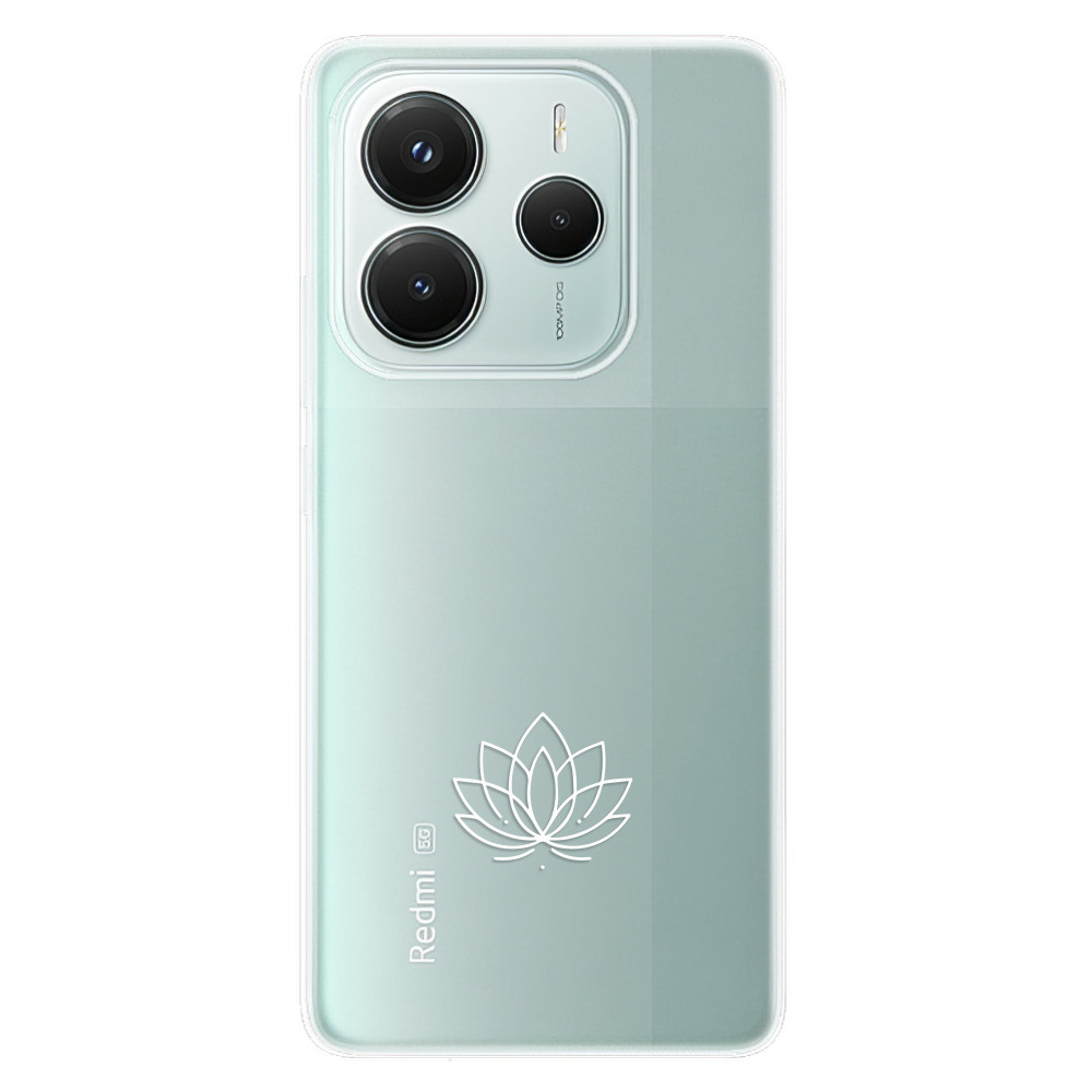 Odolné silikónové puzdro iSaprio - čiré - Lotos - Xiaomi Redmi Note 14 5G