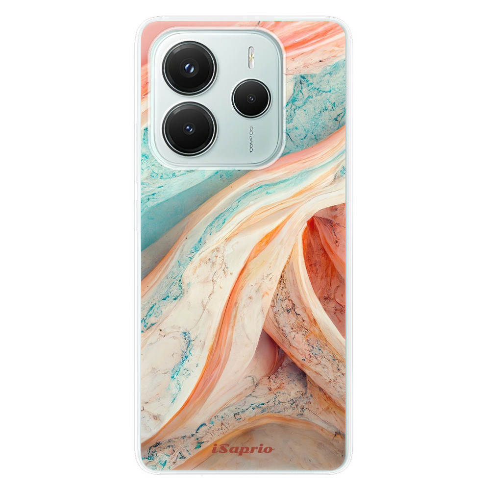 Odolné silikónové puzdro iSaprio - Orange and Blue - Xiaomi Redmi Note 14 5G