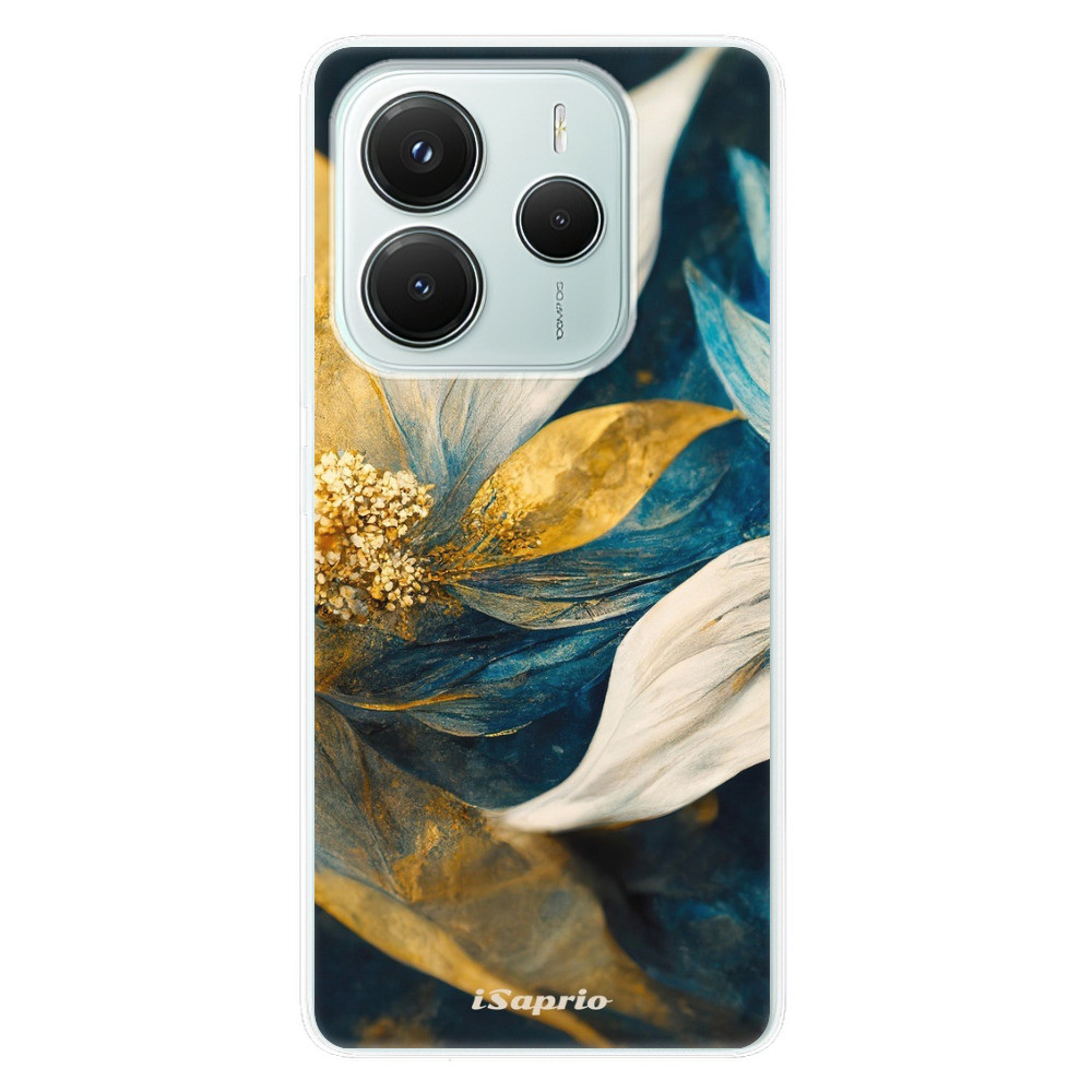 Odolné silikónové puzdro iSaprio - Gold Petals - Xiaomi Redmi Note 14 5G