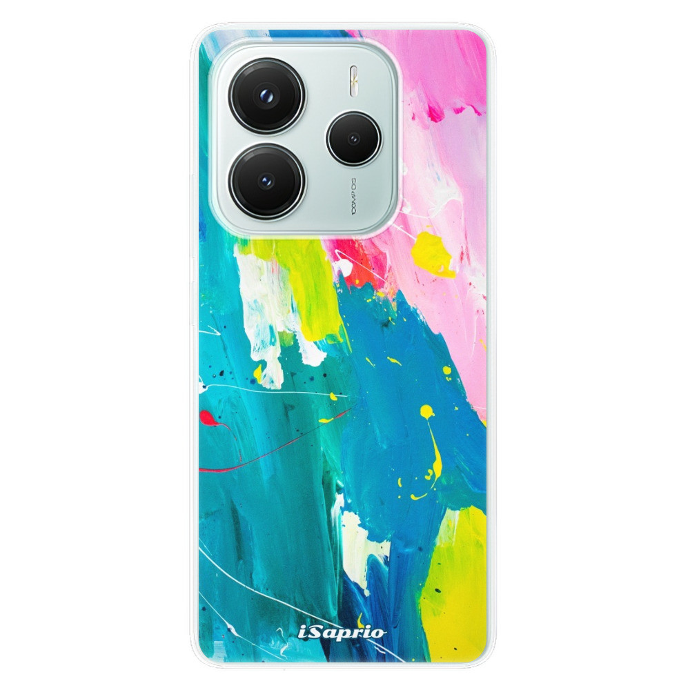 Odolné silikónové puzdro iSaprio - Abstract Paint 04 - Xiaomi Redmi Note 14 5G