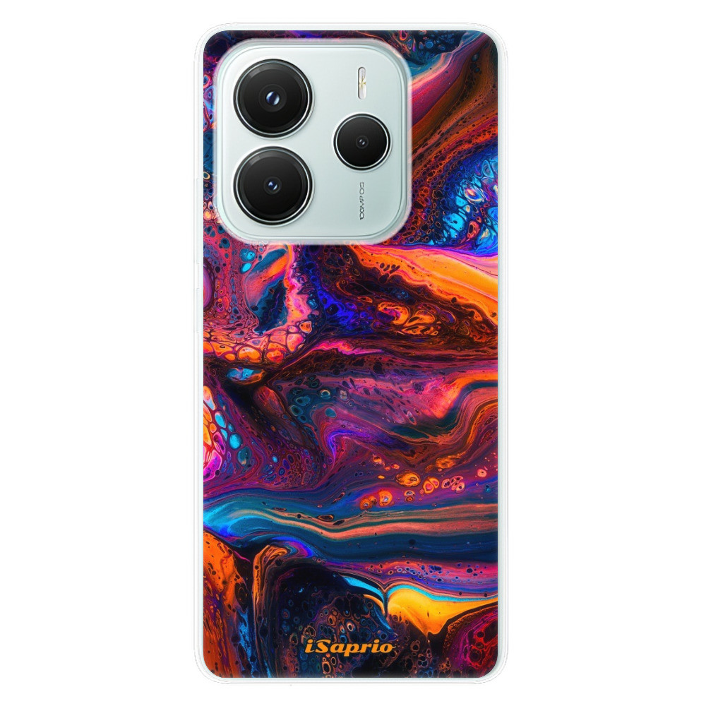 Odolné silikónové puzdro iSaprio - Abstract Paint 02 - Xiaomi Redmi Note 14 5G