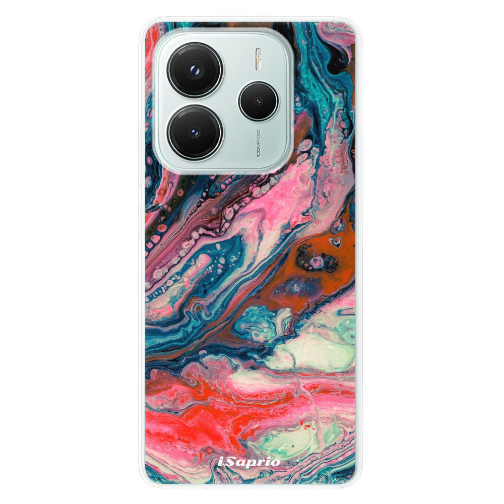 Odolné silikónové puzdro iSaprio - Abstract Paint 01 - Xiaomi Redmi Note 14 5G