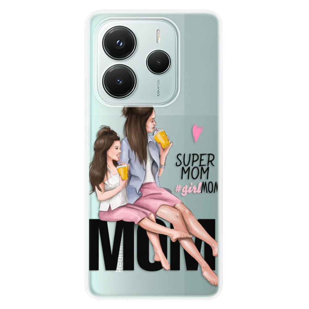 Odolné silikónové puzdro iSaprio - Milk Shake - Brunette - Xiaomi Redmi Note 14 5G