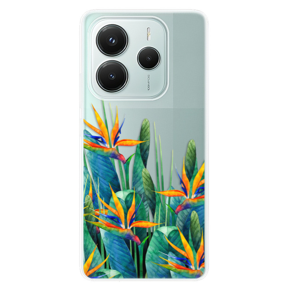 Odolné silikónové puzdro iSaprio - Exotic Flowers - Xiaomi Redmi Note 14 5G