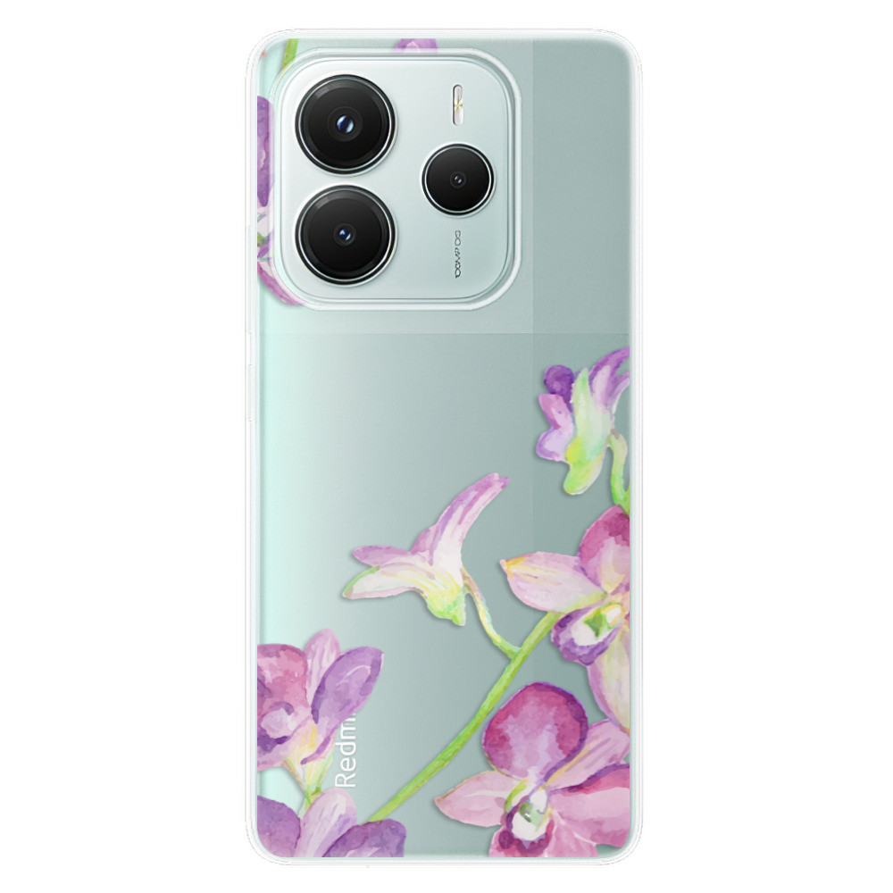 Odolné silikónové puzdro iSaprio - Purple Orchid - Xiaomi Redmi Note 14 5G
