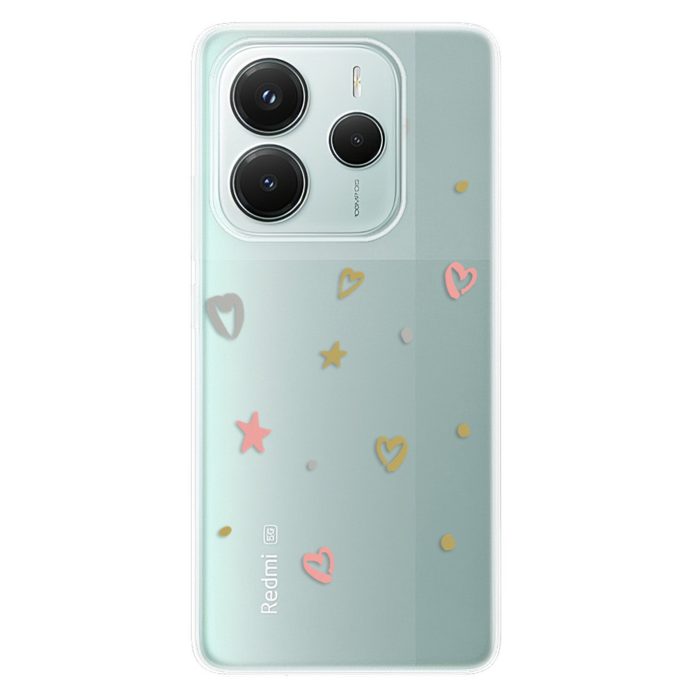 Odolné silikónové puzdro iSaprio - Lovely Pattern - Xiaomi Redmi Note 14 5G