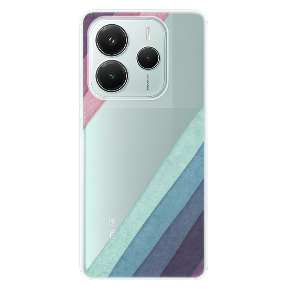 Odolné silikónové puzdro iSaprio - Glitter Stripes 01 - Xiaomi Redmi Note 14 5G