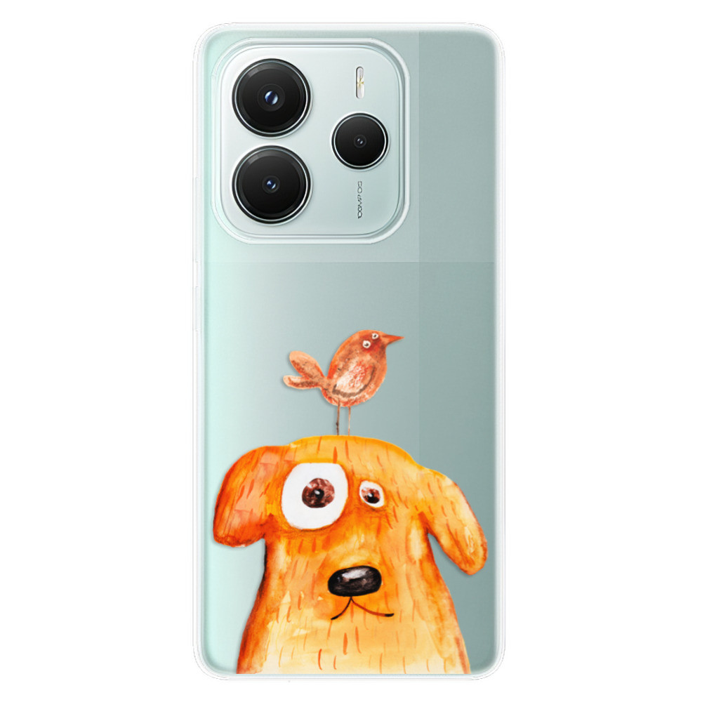 Odolné silikónové puzdro iSaprio - Dog And Bird - Xiaomi Redmi Note 14 5G