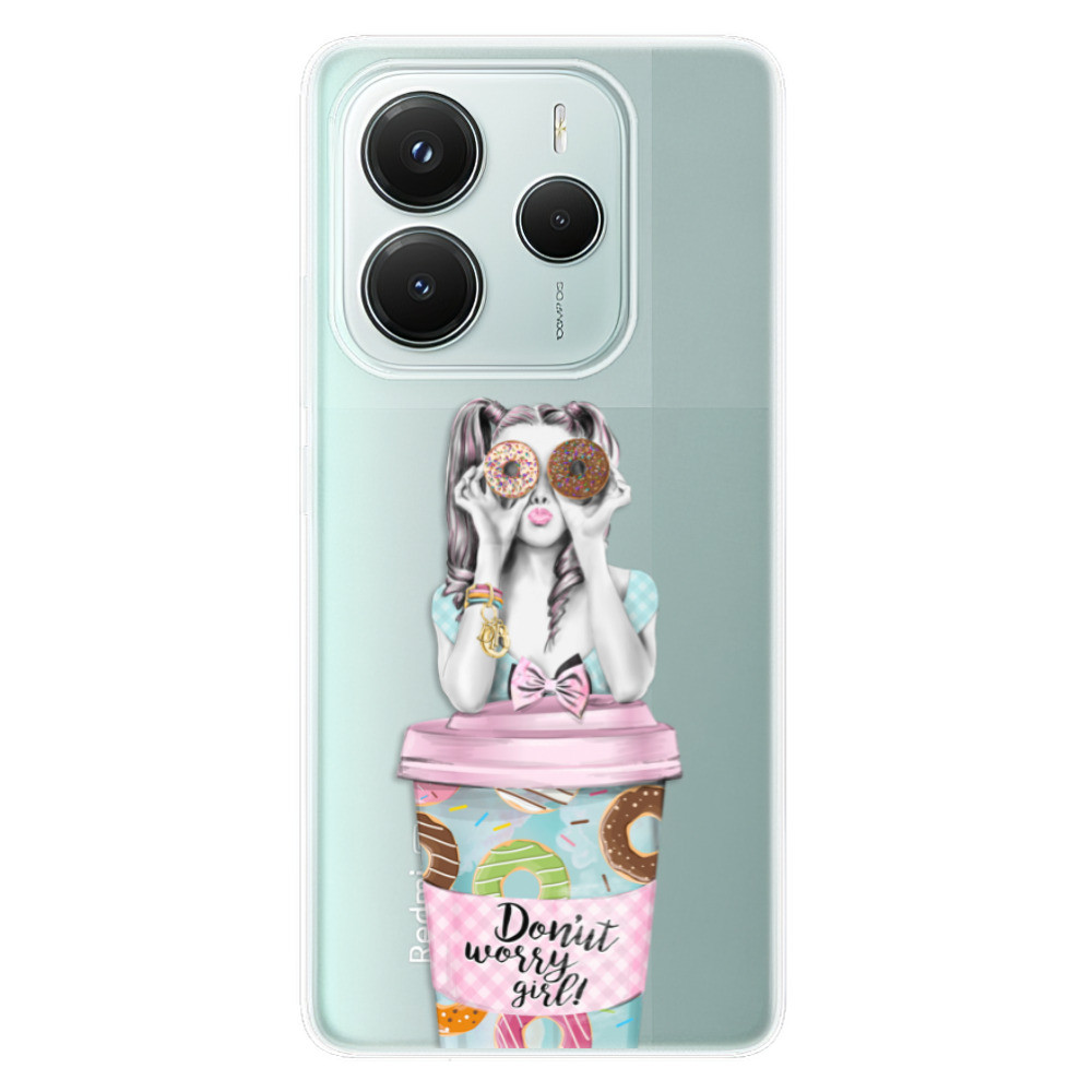 Odolné silikónové puzdro iSaprio - Donut Worry - Xiaomi Redmi Note 14 5G