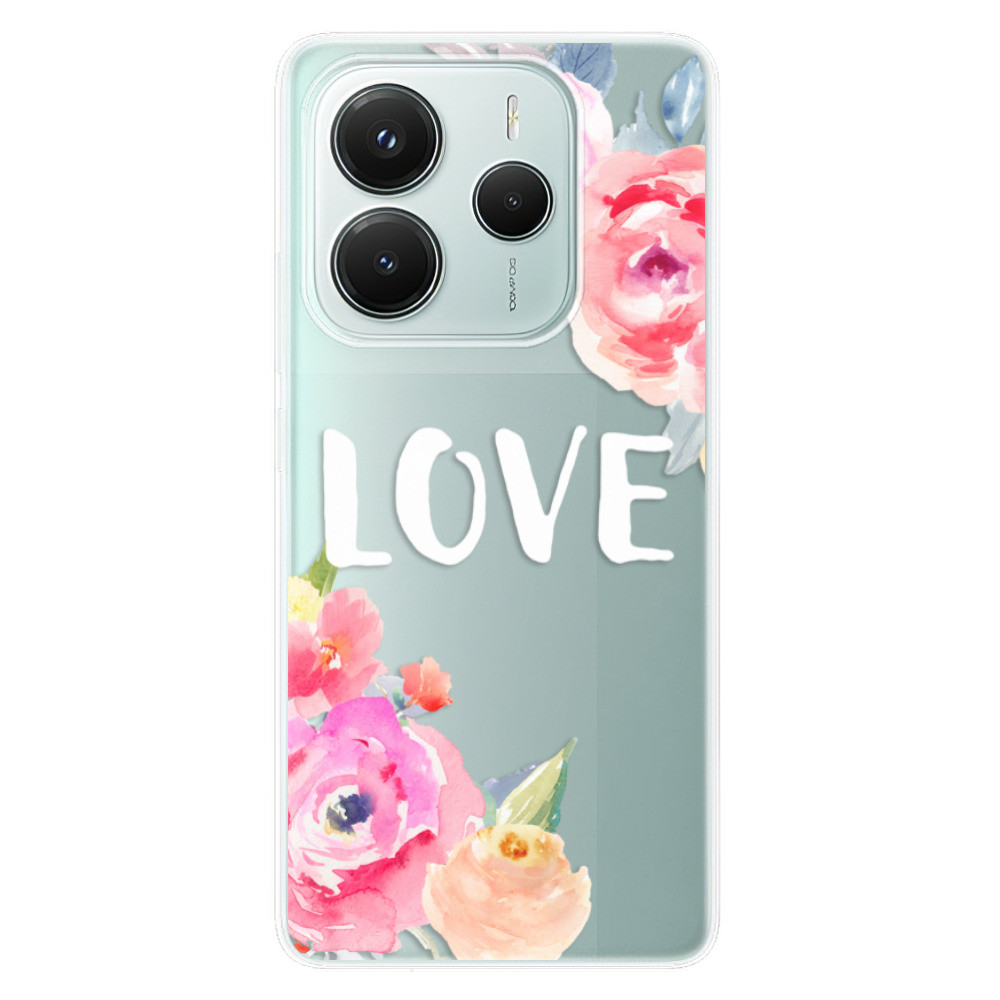 Odolné silikónové puzdro iSaprio - Love - Xiaomi Redmi Note 14 5G