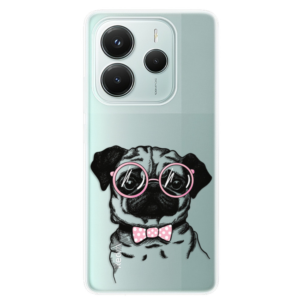 Odolné silikónové puzdro iSaprio - The Pug - Xiaomi Redmi Note 14 5G