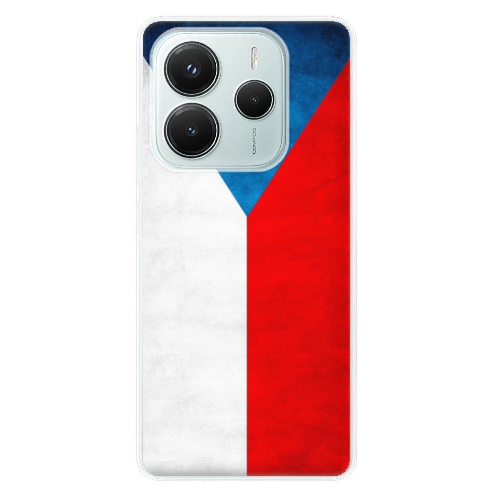Odolné silikónové puzdro iSaprio - Czech Flag - Xiaomi Redmi Note 14 5G