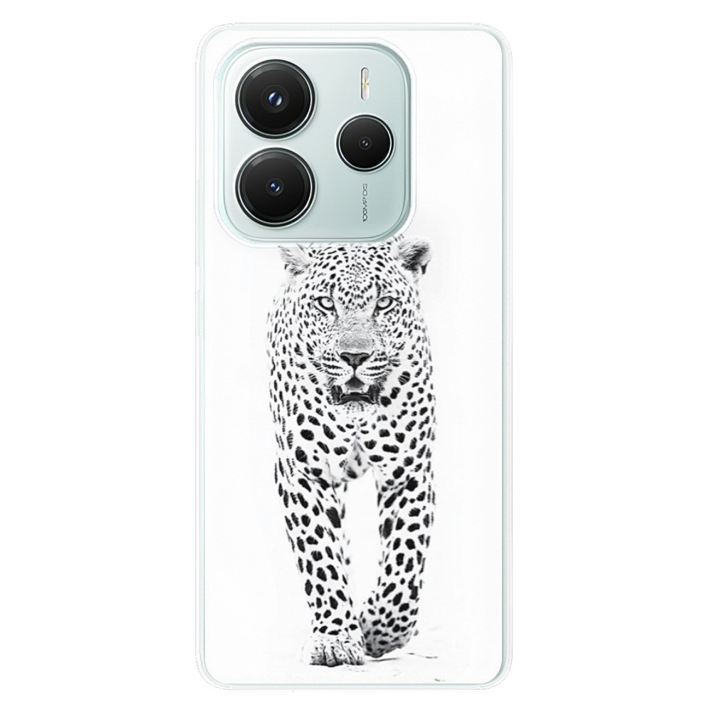 Odolné silikónové puzdro iSaprio - White Jaguar - Xiaomi Redmi Note 14 5G