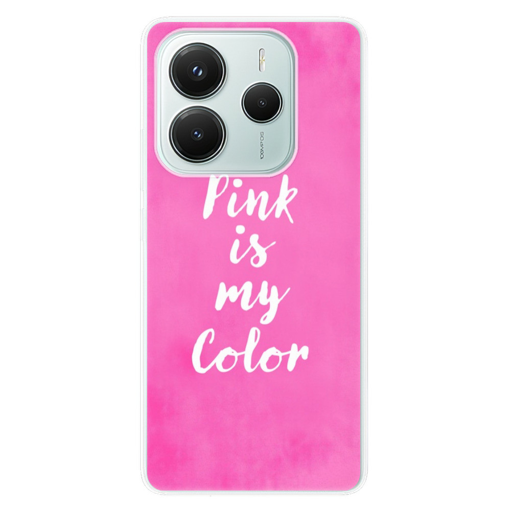 Odolné silikónové puzdro iSaprio - Pink is my color - Xiaomi Redmi Note 14 5G
