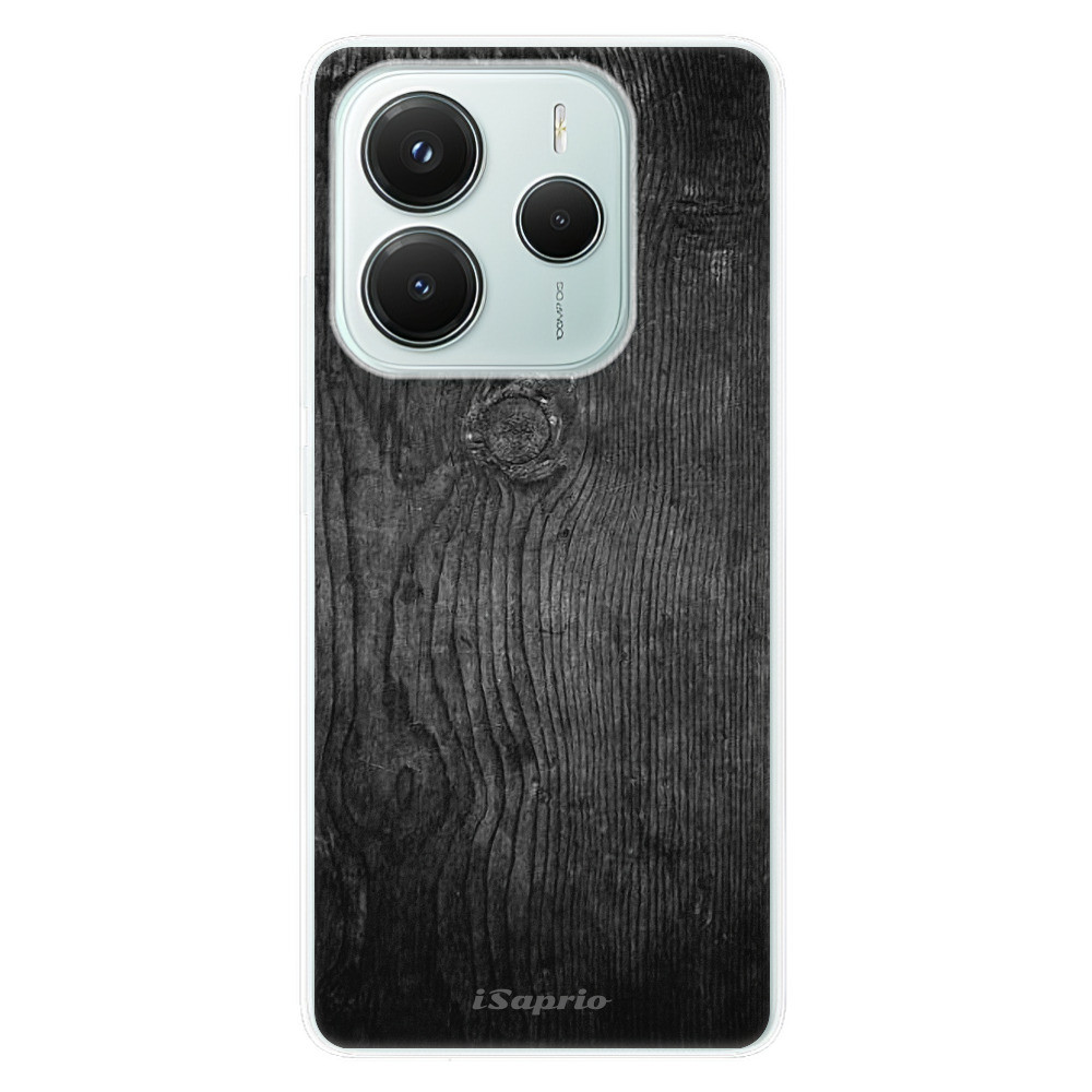 Odolné silikónové puzdro iSaprio - Black Wood 13 - Xiaomi Redmi Note 14 5G