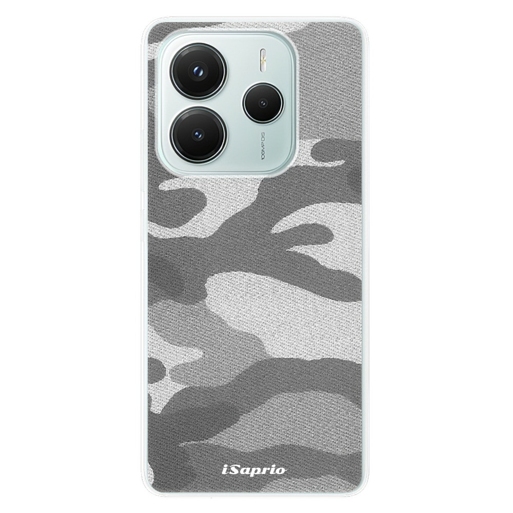 Odolné silikónové puzdro iSaprio - Gray Camuflage 02 - Xiaomi Redmi Note 14 5G