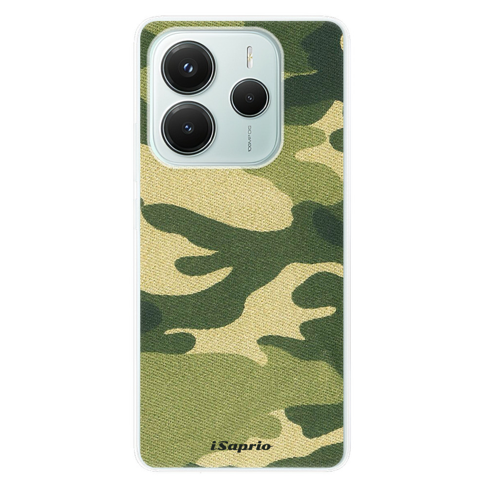 Odolné silikónové puzdro iSaprio - Green Camuflage 01 - Xiaomi Redmi Note 14 5G