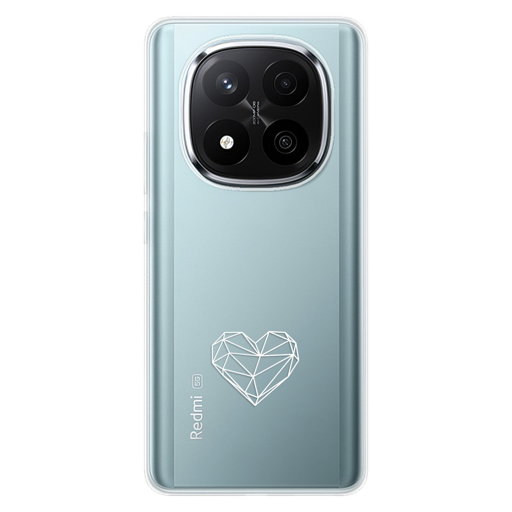 Odolné silikónové puzdro iSaprio - čiré - Digital Love - Xiaomi Redmi Note 14 Pro 5G/14 Pro+ 5G