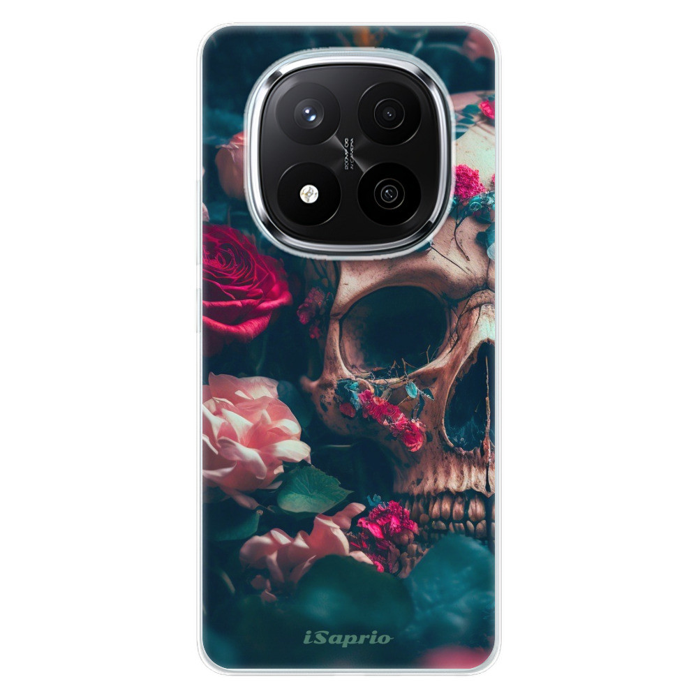 Odolné silikónové puzdro iSaprio - Skull in Roses - Xiaomi Redmi Note 14 Pro 5G/14 Pro+ 5G