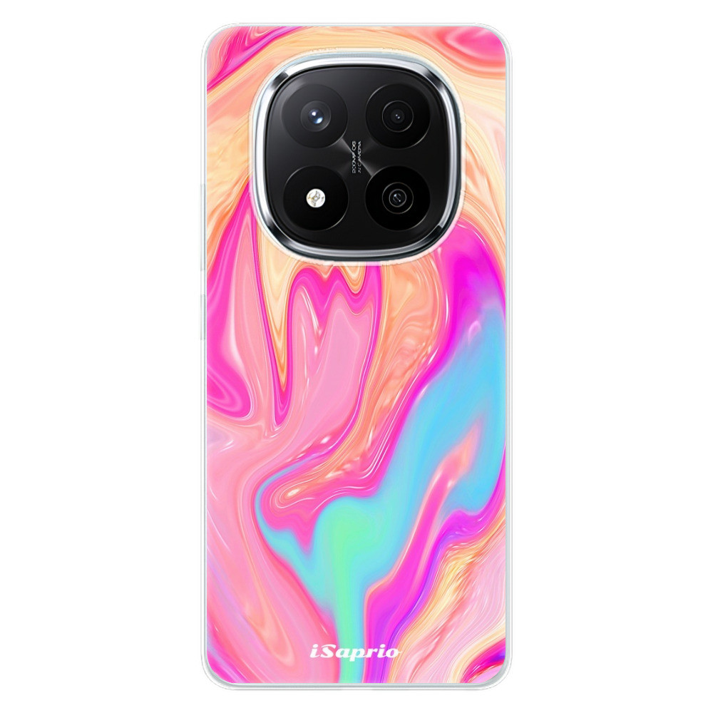 Odolné silikónové puzdro iSaprio - Orange Liquid - Xiaomi Redmi Note 14 Pro 5G/14 Pro+ 5G