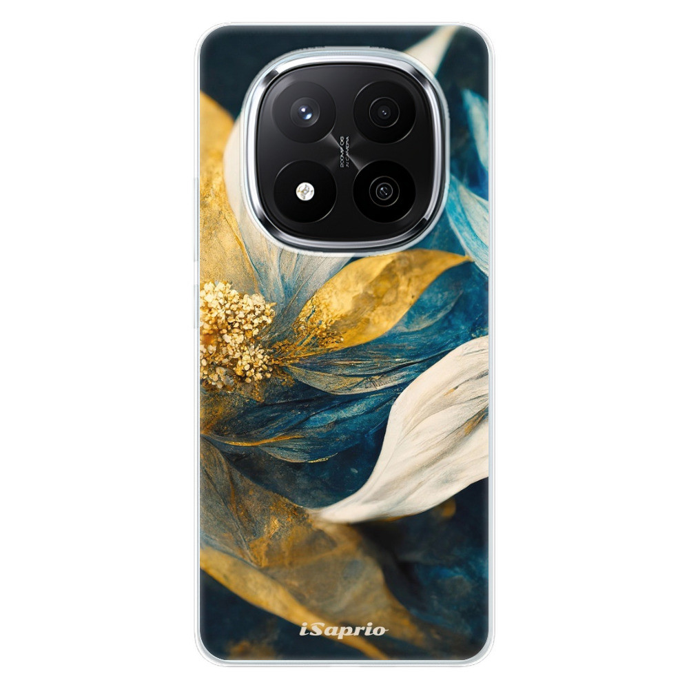 Odolné silikónové puzdro iSaprio - Gold Petals - Xiaomi Redmi Note 14 Pro 5G/14 Pro+ 5G