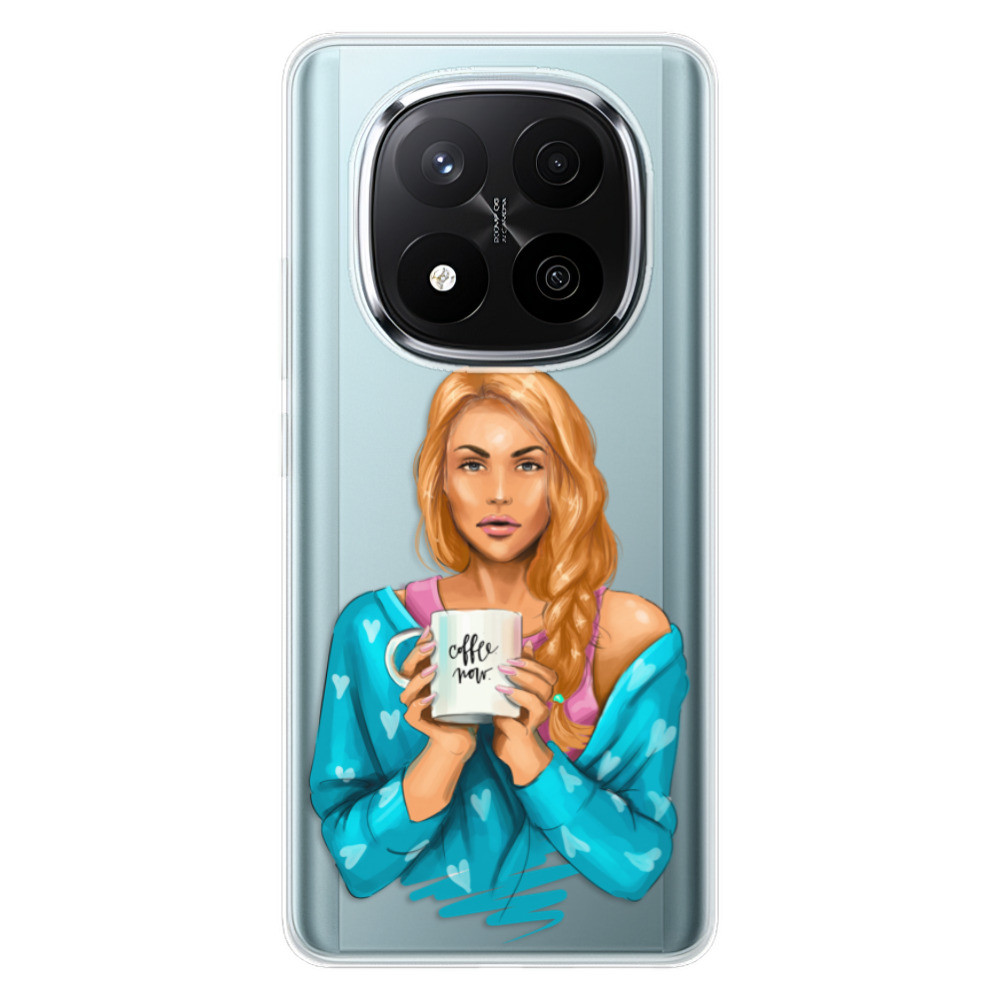 Odolné silikónové puzdro iSaprio - Coffe Now - Redhead - Xiaomi Redmi Note 14 Pro 5G/14 Pro+ 5G