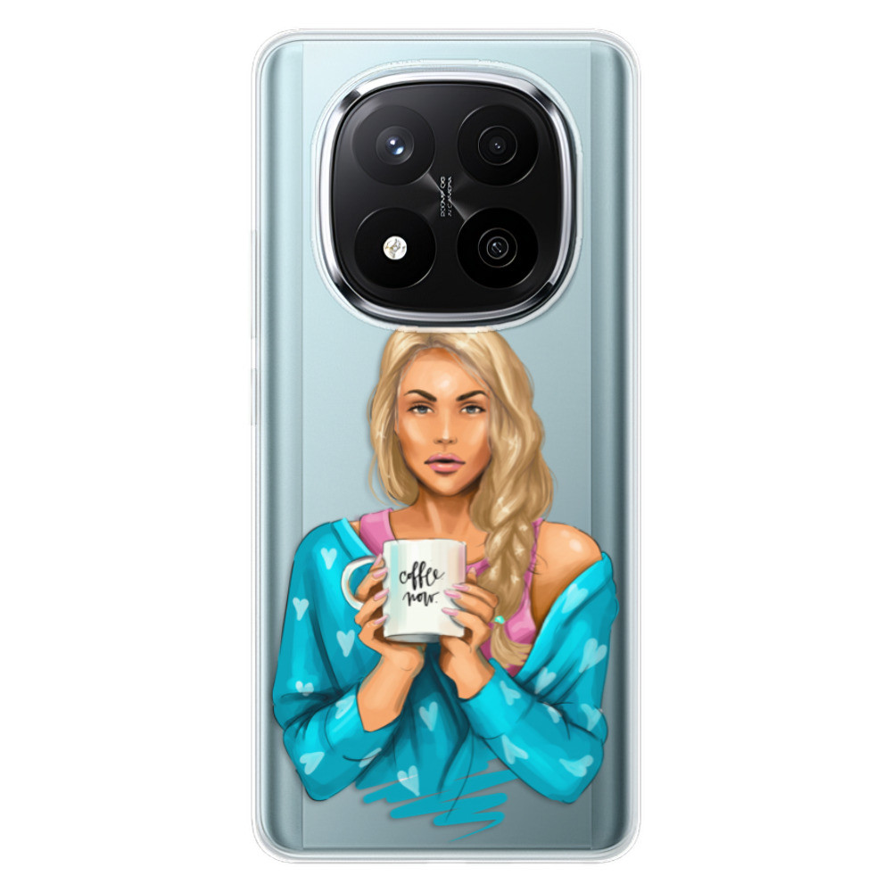 Odolné silikónové puzdro iSaprio - Coffe Now - Blond - Xiaomi Redmi Note 14 Pro 5G/14 Pro+ 5G