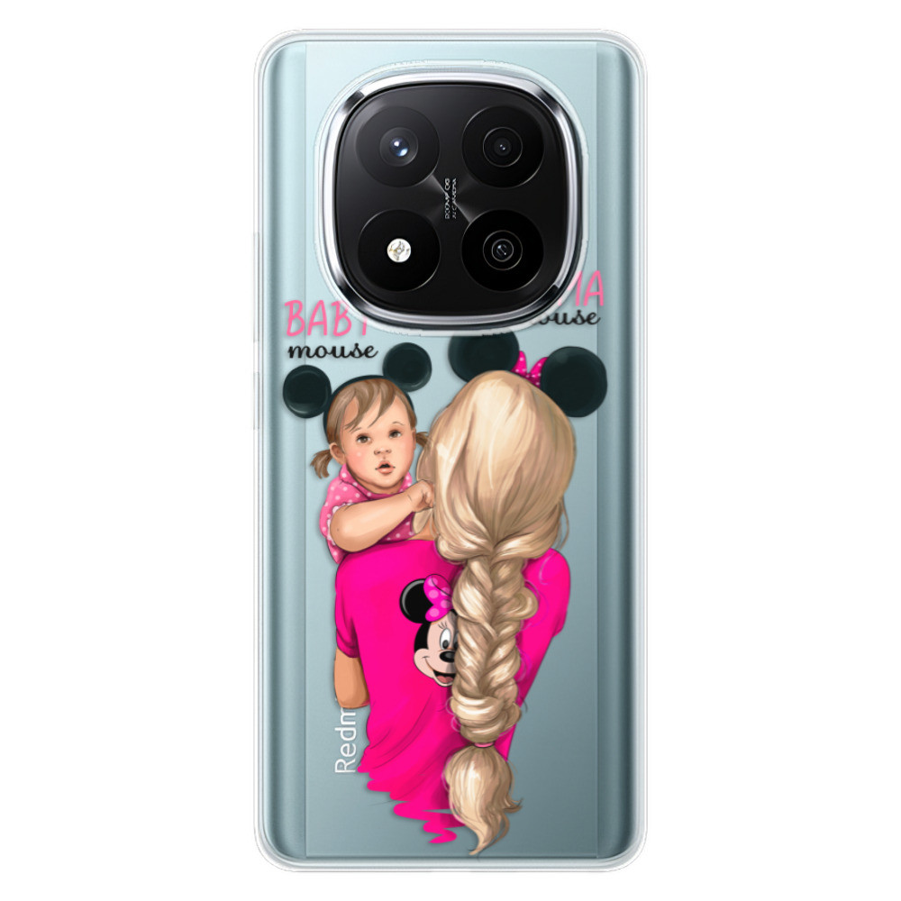 Odolné silikónové puzdro iSaprio - Mama Mouse Blond and Girl - Xiaomi Redmi Note 14 Pro 5G/14 Pro+ 5G