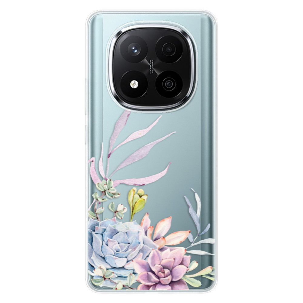 Odolné silikónové puzdro iSaprio - Succulent 01 - Xiaomi Redmi Note 14 Pro 5G/14 Pro+ 5G