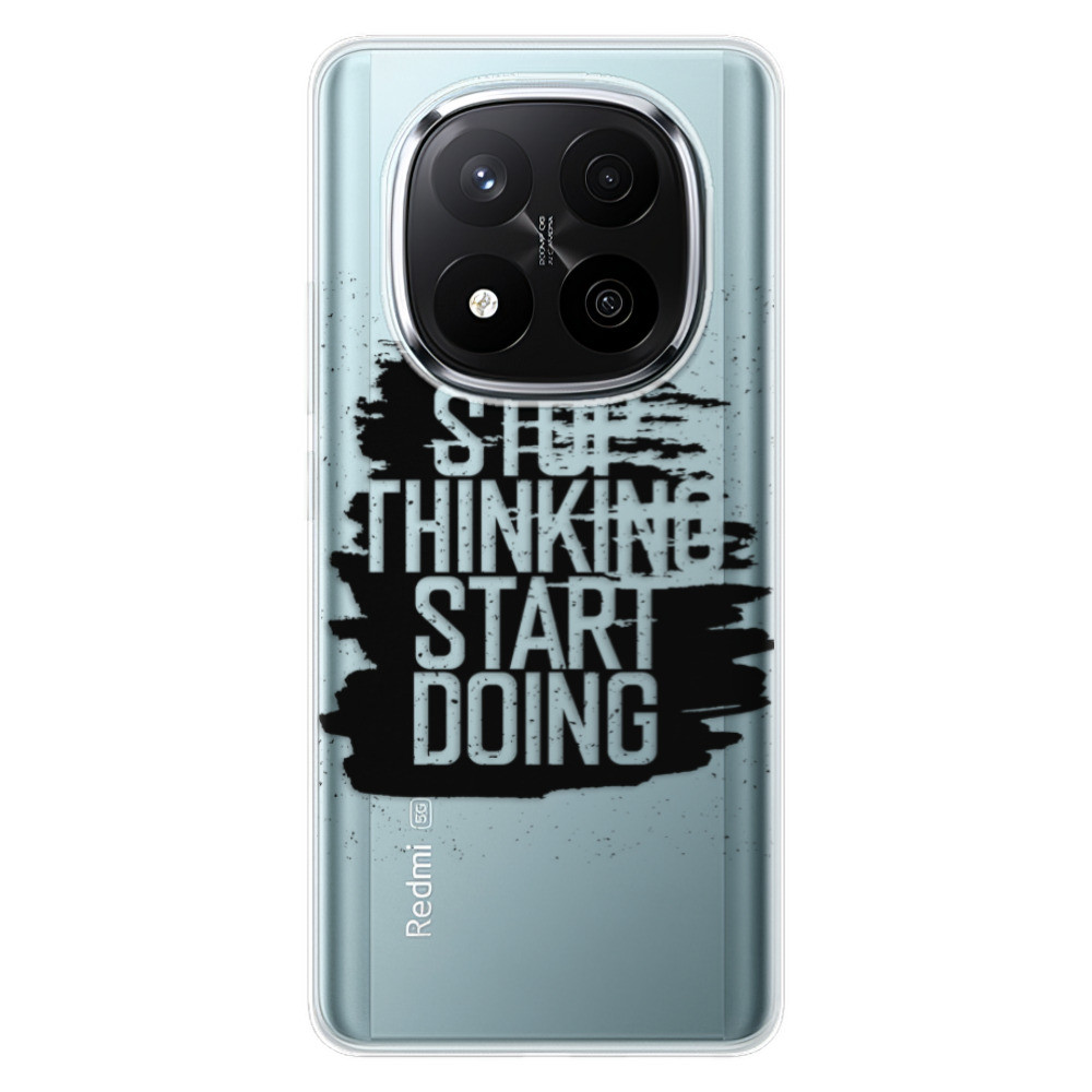 Odolné silikónové puzdro iSaprio - Start Doing - black - Xiaomi Redmi Note 14 Pro 5G/14 Pro+ 5G