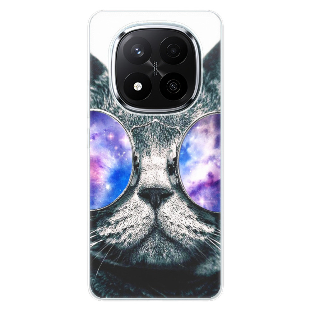 Odolné silikónové puzdro iSaprio - Galaxy Cat - Xiaomi Redmi Note 14 Pro 5G/14 Pro+ 5G
