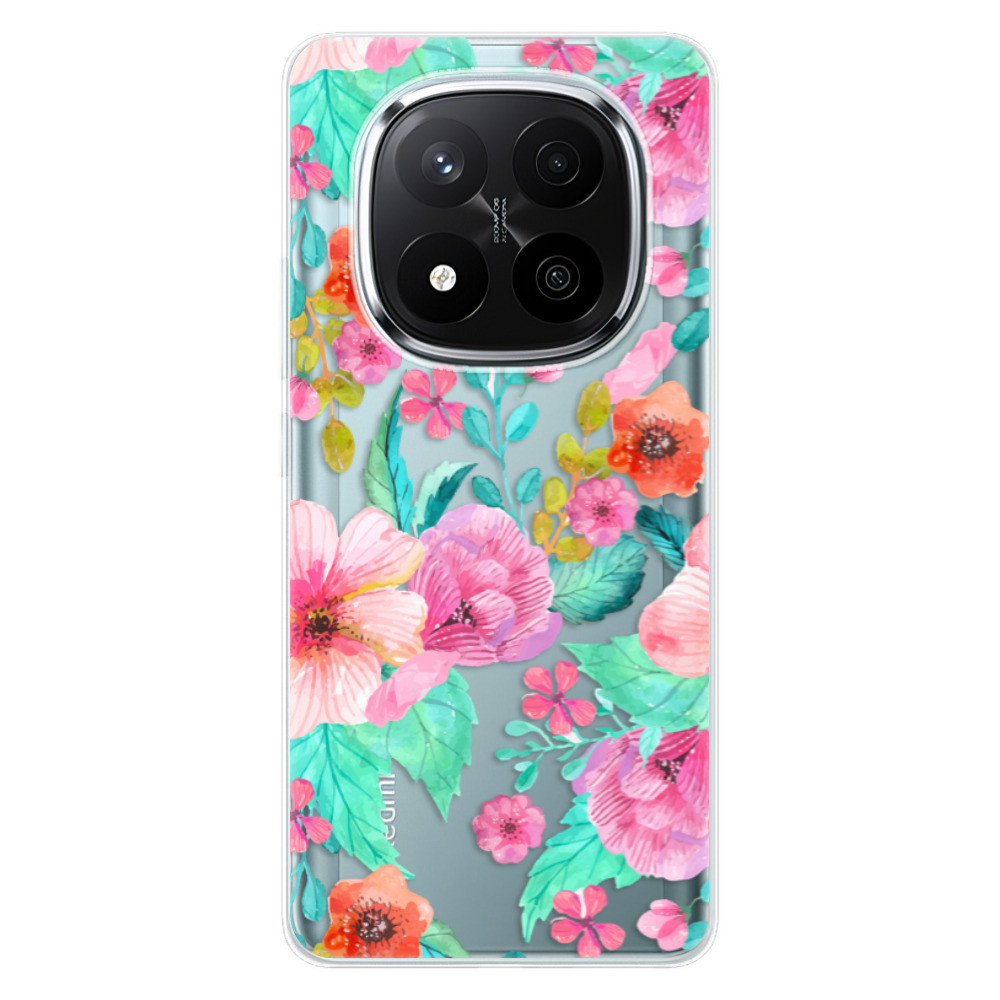 Odolné silikónové puzdro iSaprio - Flower Pattern 01 - Xiaomi Redmi Note 14 Pro 5G/14 Pro+ 5G