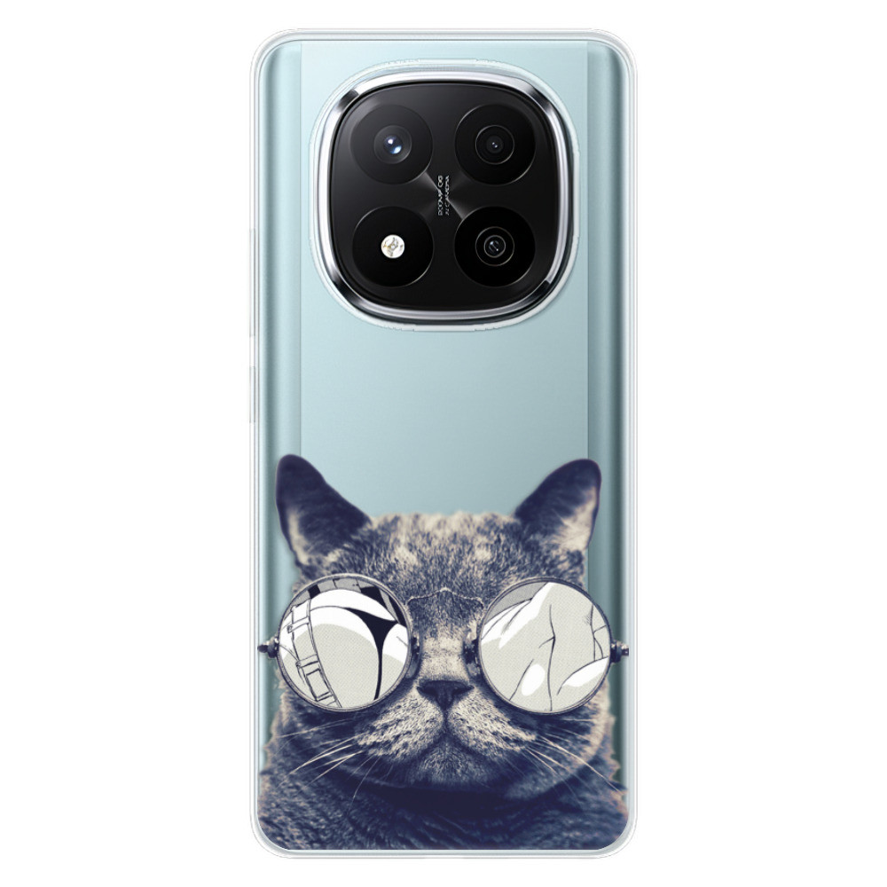Odolné silikónové puzdro iSaprio - Crazy Cat 01 - Xiaomi Redmi Note 14 Pro 5G/14 Pro+ 5G