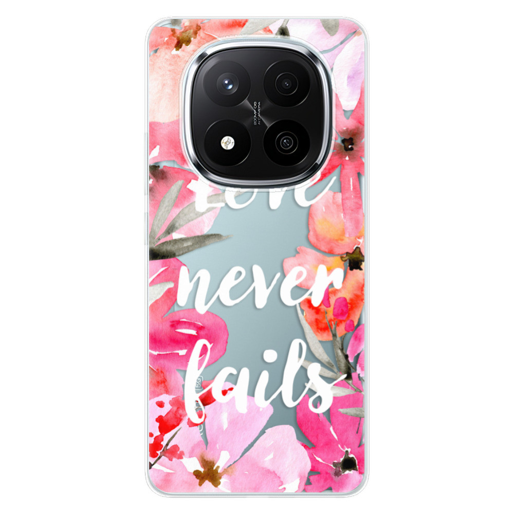 Odolné silikónové puzdro iSaprio - Love Never Fails - Xiaomi Redmi Note 14 Pro 5G/14 Pro+ 5G