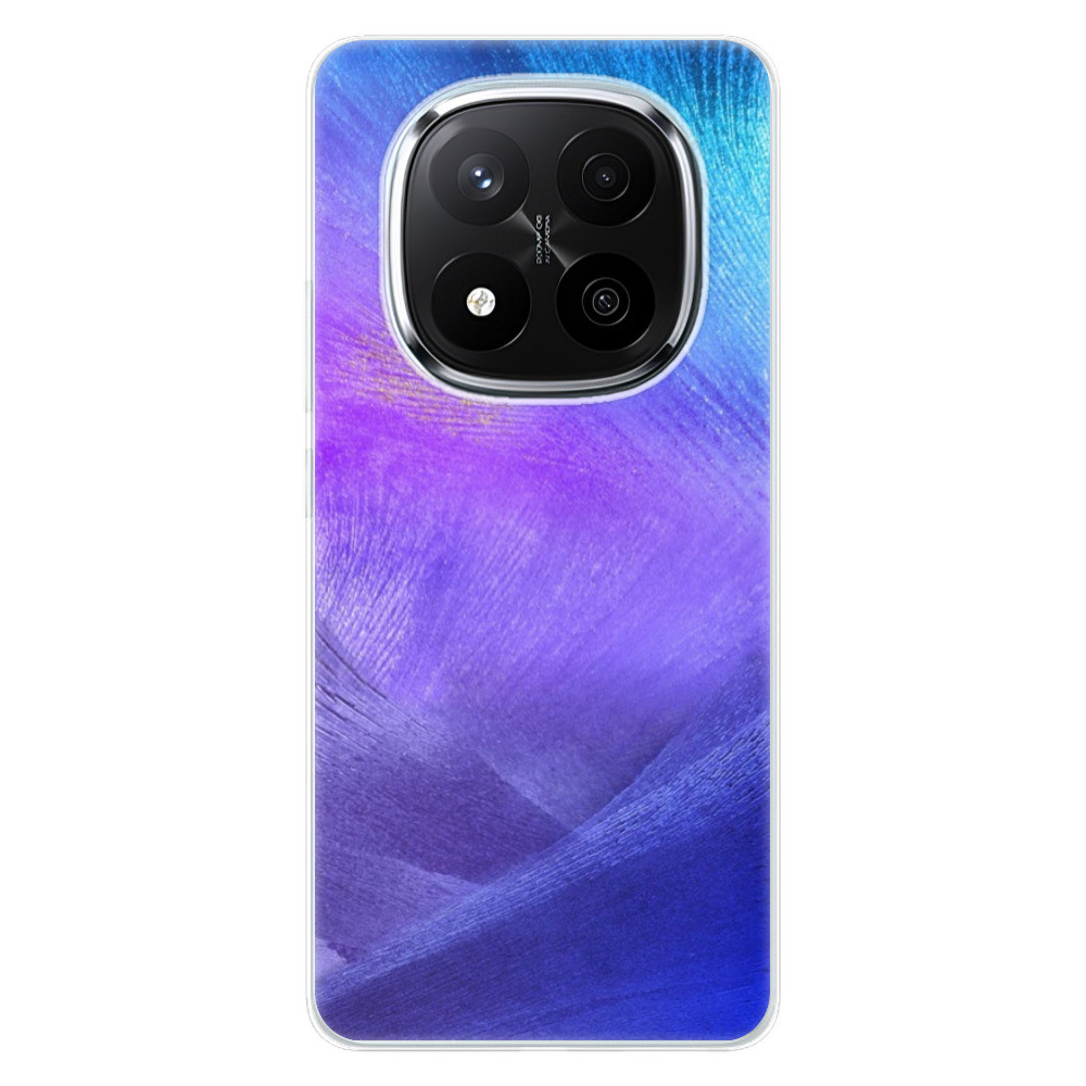 Odolné silikónové puzdro iSaprio - Purple Feathers - Xiaomi Redmi Note 14 Pro 5G/14 Pro+ 5G