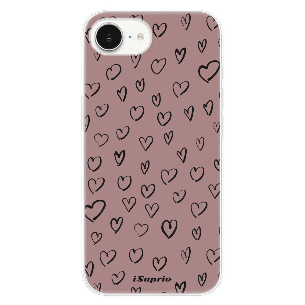 Odolné silikónové puzdro iSaprio - Heart Dark - iPhone 16e