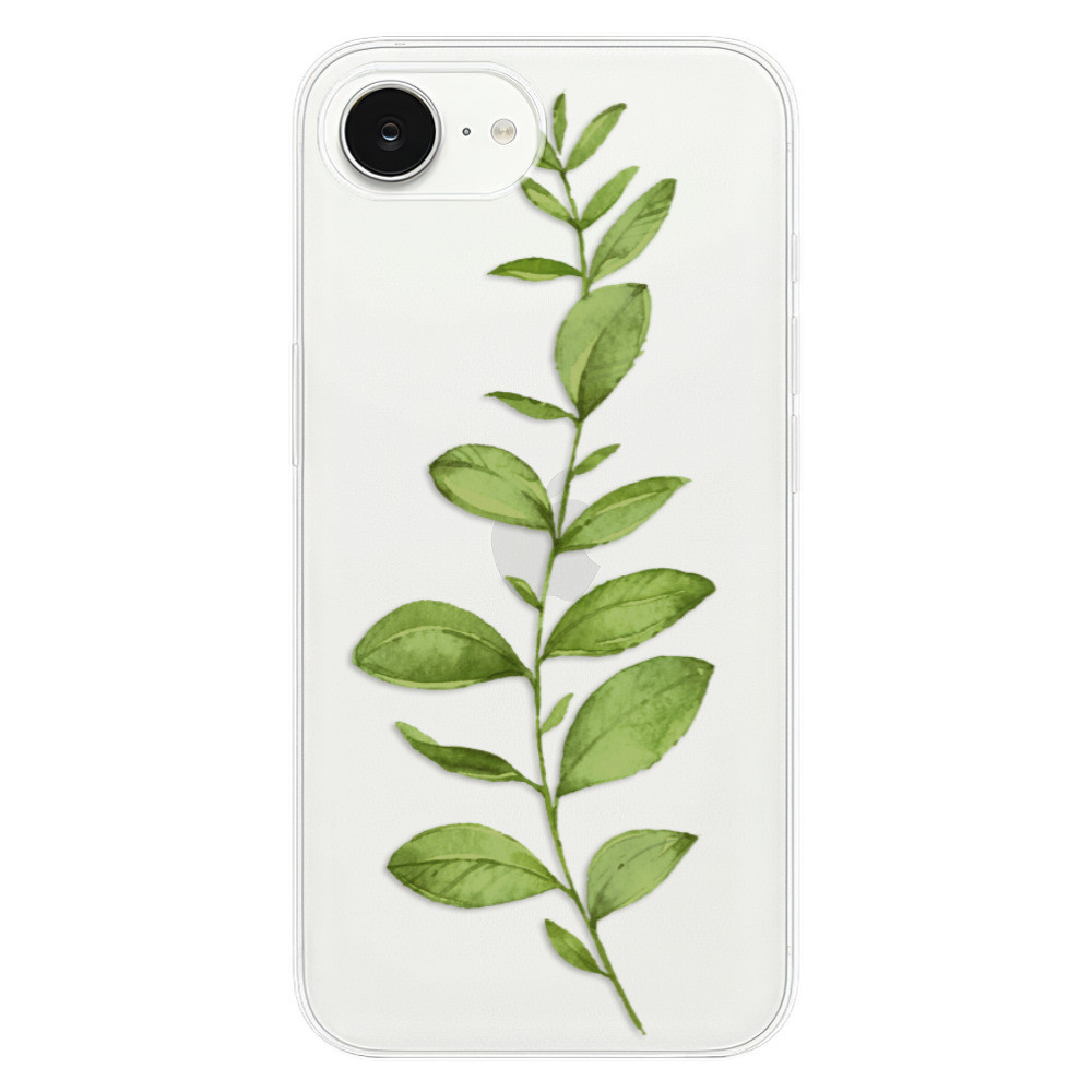 Odolné silikónové puzdro iSaprio - Green Plant 01 - iPhone 16e
