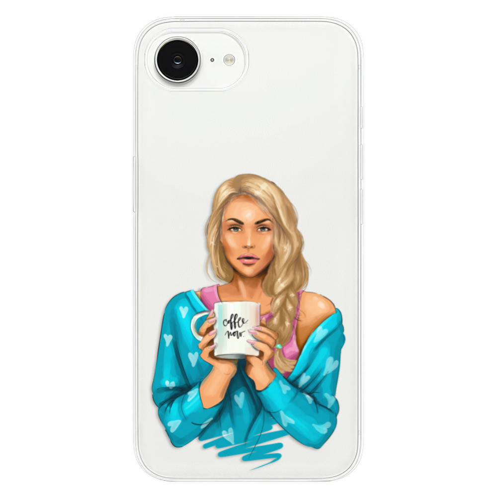 Odolné silikónové puzdro iSaprio - Coffe Now - Blond - iPhone 16e