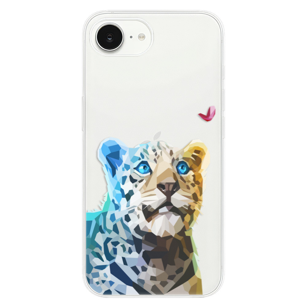 Odolné silikónové puzdro iSaprio - Leopard With Butterfly - iPhone 16e