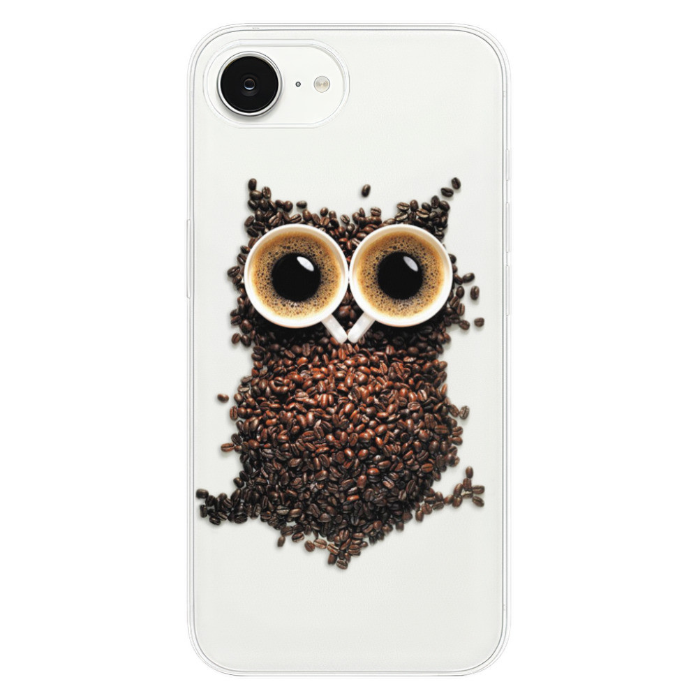 Odolné silikónové puzdro iSaprio - Owl And Coffee - iPhone 16e