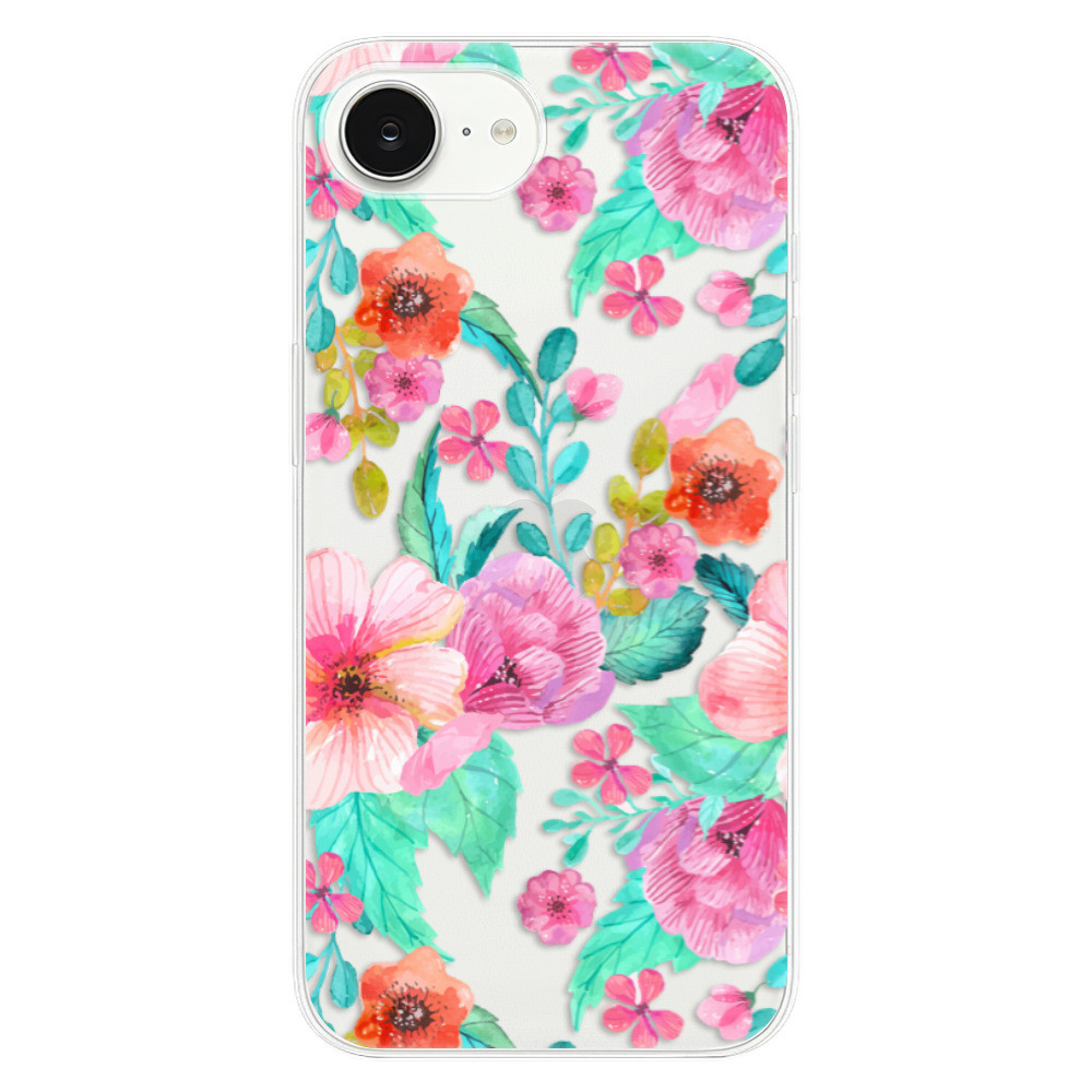 Odolné silikónové puzdro iSaprio - Flower Pattern 01 - iPhone 16e