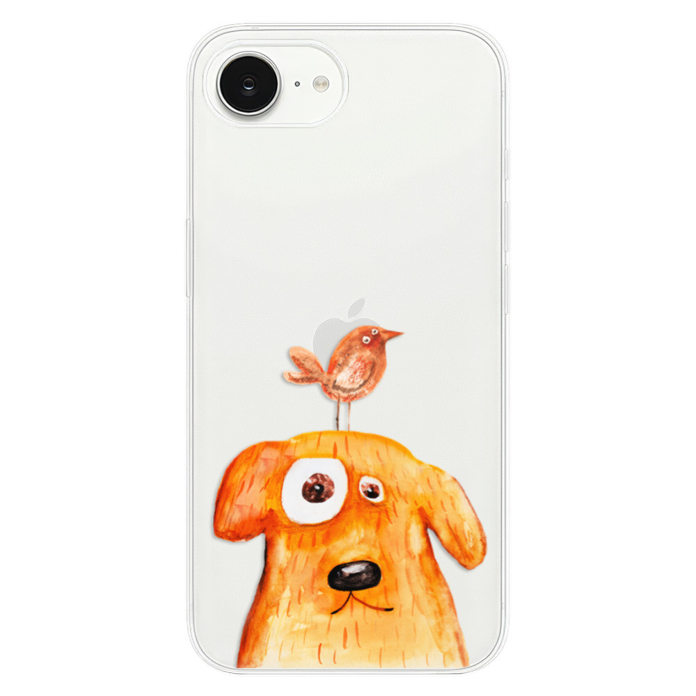 Odolné silikónové puzdro iSaprio - Dog And Bird - iPhone 16e