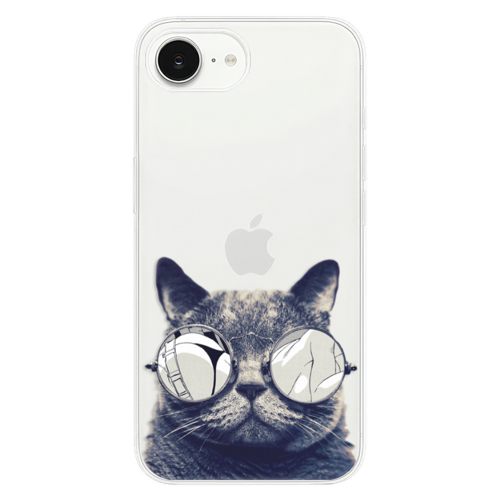 Odolné silikónové puzdro iSaprio - Crazy Cat 01 - iPhone 16e