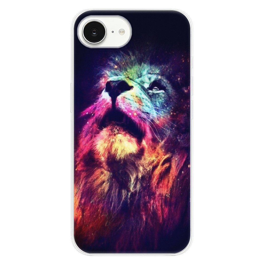 Odolné silikónové puzdro iSaprio - Lion in Colors - iPhone 16e