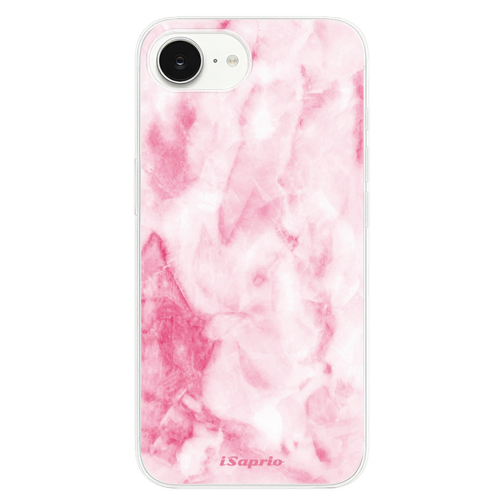 Odolné silikónové puzdro iSaprio - RoseMarble 16 - iPhone 16e