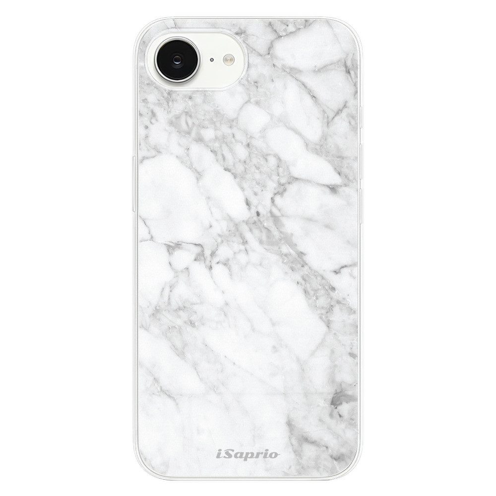 Odolné silikónové puzdro iSaprio - SilverMarble 14 - iPhone 16e