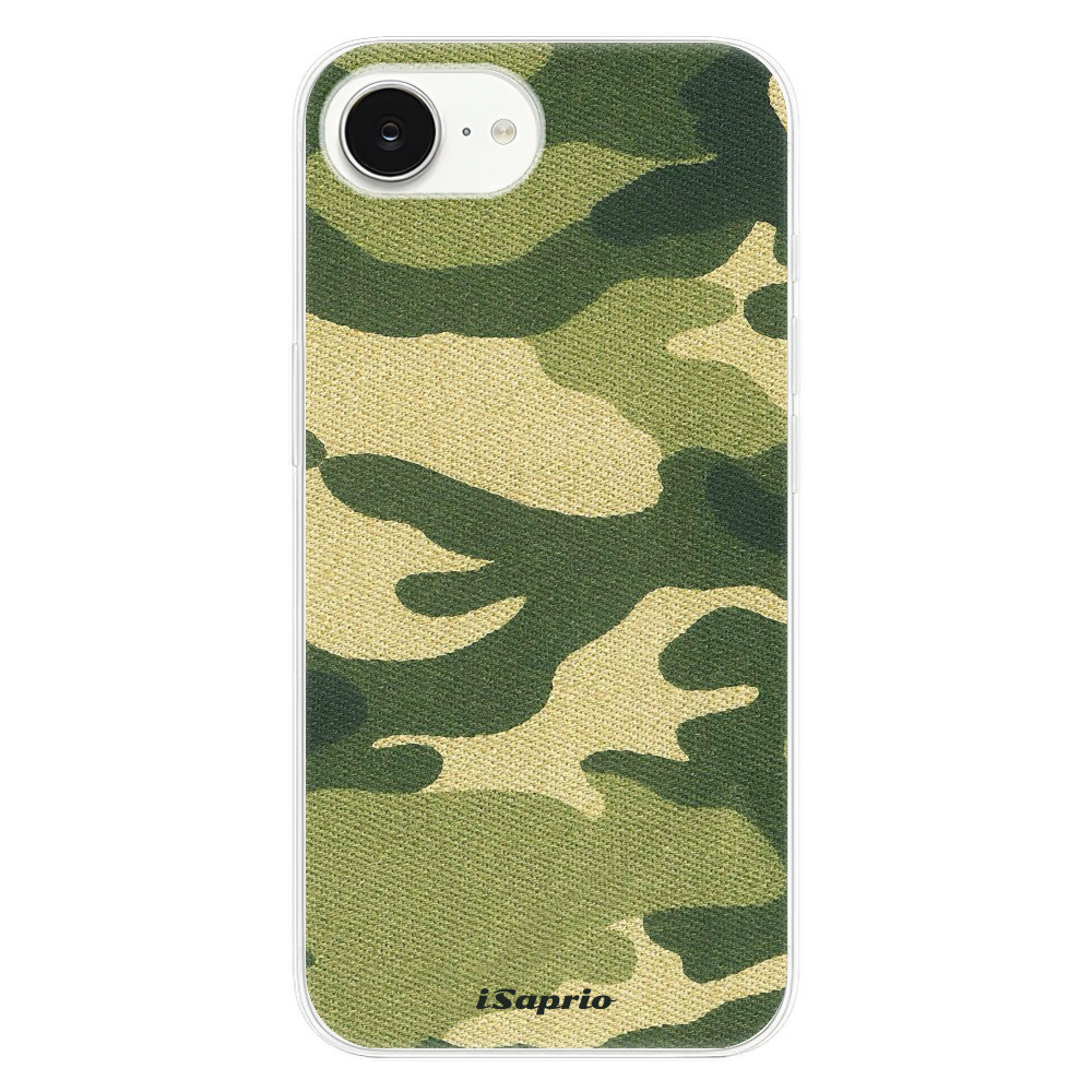 Odolné silikónové puzdro iSaprio - Green Camuflage 01 - iPhone 16e