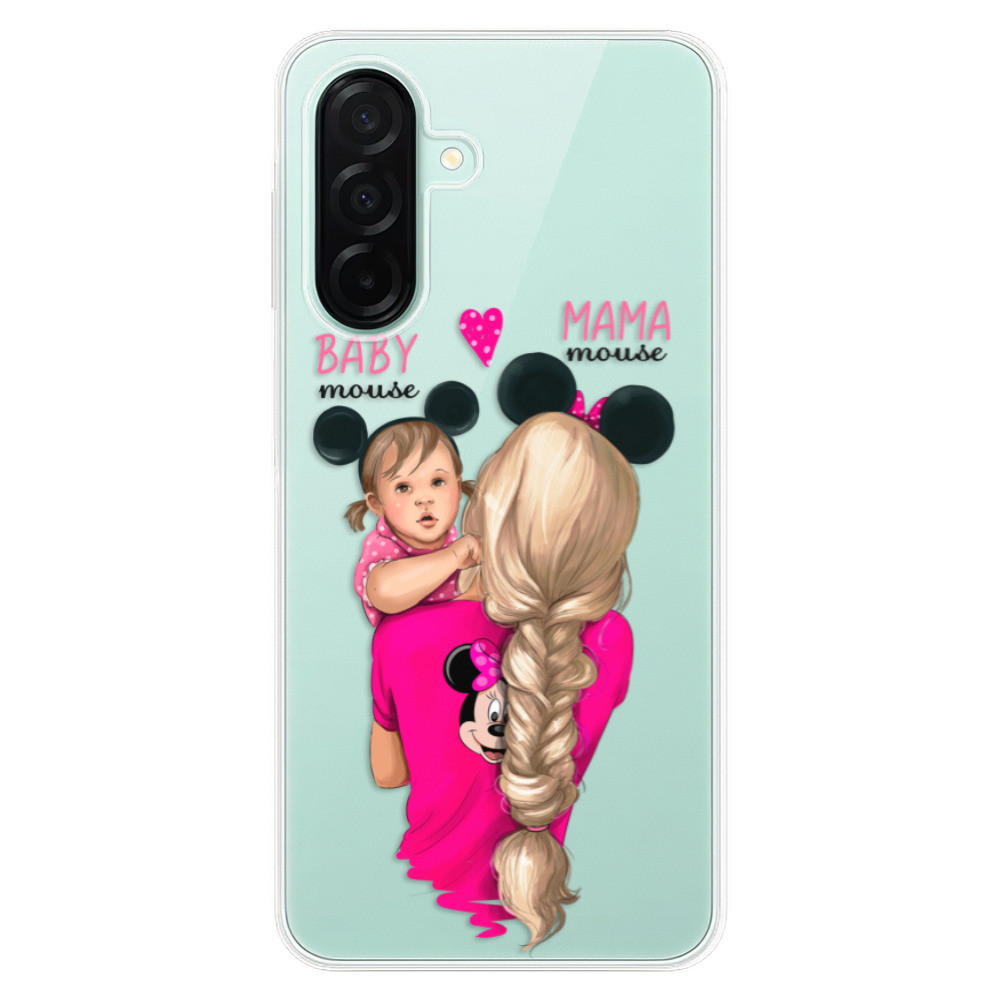Odolné silikónové puzdro iSaprio - Mama Mouse Blond and Girl - Samsung Galaxy A26