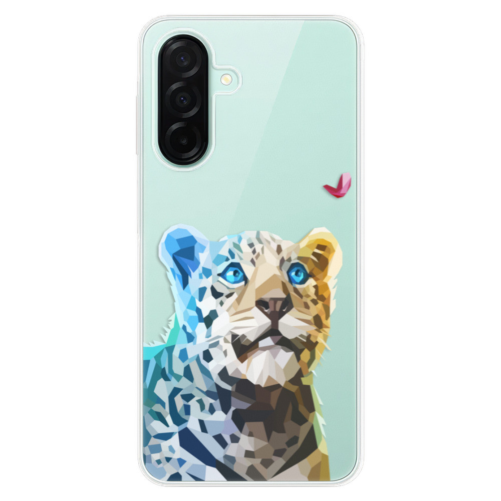 Odolné silikónové puzdro iSaprio - Leopard With Butterfly - Samsung Galaxy A26